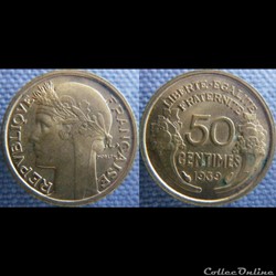 50 centimes 1939
