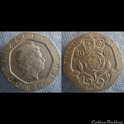 20 Pence 2003