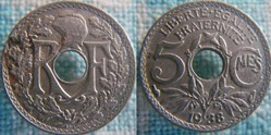 5 Centimes 1938