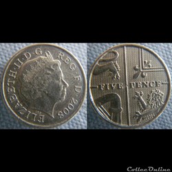 5 Pence 2008