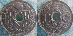 10 Centimes 1938