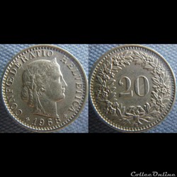 20 Rappen 1968 B