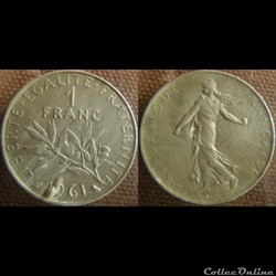1 Franc 1961