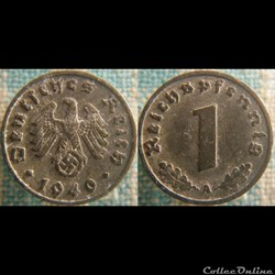 1 reichspfennig 1940 A
