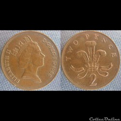 2 Pence 1988
