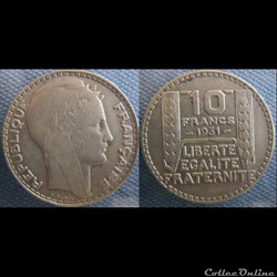 10 Francs 1931
