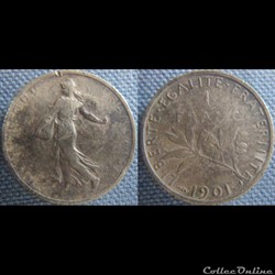 1 Franc 1901