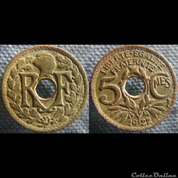 5 Centimes 1922