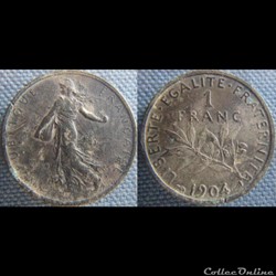 1 Franc 1904