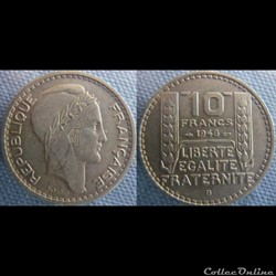 10 Francs 1948 B