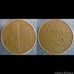 5 Gulden 1988