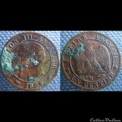 1 Centime 1854 MA