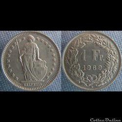 1 Franc 1969 B