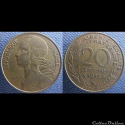 20 Centimes 1975