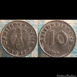10 Reichspfennig 1941 A