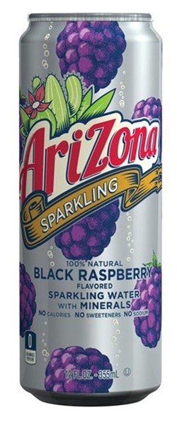 Arizona Sparkling Black Raspberry slim