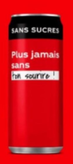 Coca Cola (Plus jamais sans ton sourire) sans sucre slim