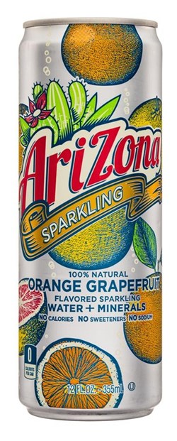 Arizona Sparkling Orange Grapefruit slim