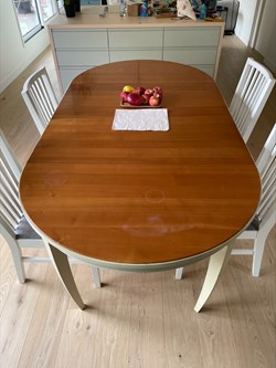 table avec deux rallonges
