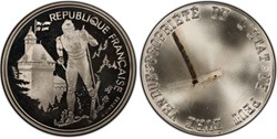 100 Francs JO1992 - Ski de Fond (PCGS SP67)