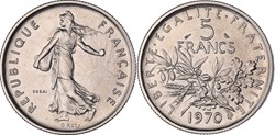 5 Francs 1970 Semeuse Essai (GENI SP66)