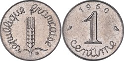 1 centime 1960 Grand Module (GENI SP64)