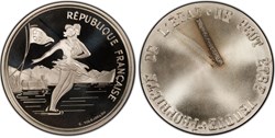 100 Francs JO1992 - Slalom moderne