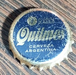 CHAPA Quilmes clásica (negra)