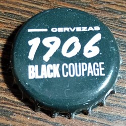 CHAPA 1906 Black Coupage (estrella de galicia)