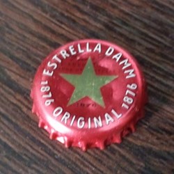 CHAPA Damm estrella