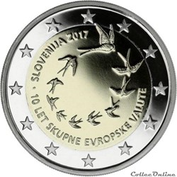 2 euro - Slovénie 2017