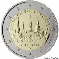 2 euro - Lettonie 2014
