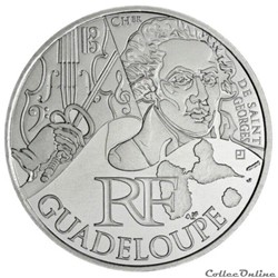 10 euros Guadeloupe 2012