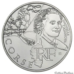 10 euros Corse 2012