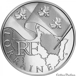 10 euros Lorraine 2010