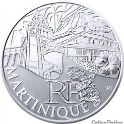 10 euros Martinique 2011
