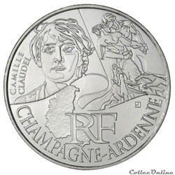 10 euros Champagne-Ardenne 2012