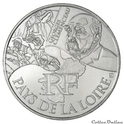 10 euros Pays de la Loire 2012