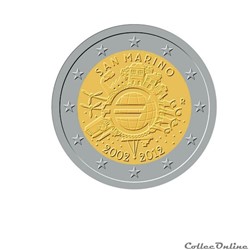 2 euro - Saint-Marin 2012
