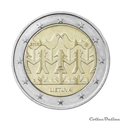 2 euro - Lituanie 2018