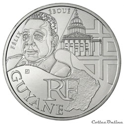 10 euros Guyane 2012