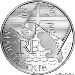 10 euros Martinique 2010