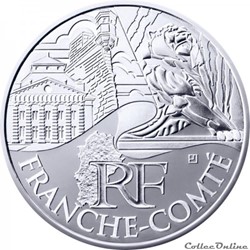10 euros Franche-Comté 2011