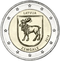 2 euro Lettonie 2018