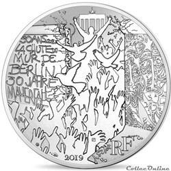 10 euros Chute du mur de Berlin 2019
