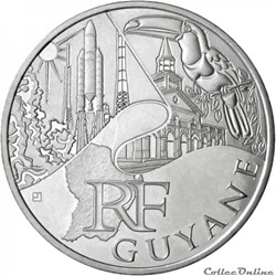 10 euros Guyane 2011