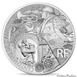 10 euros "La Grande Guerre " 2018
