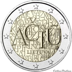 2 euro - Lituanie 2015