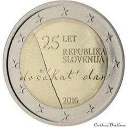 2 euro - Slovénie 2016