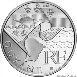 10 euros Guyane 2010